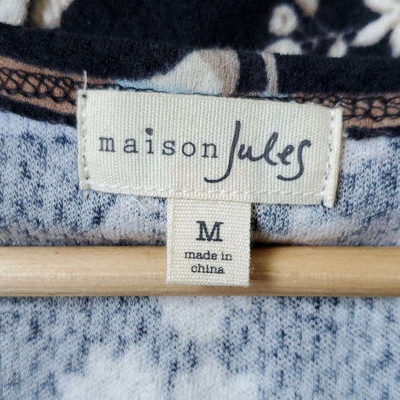 Maison Jules Fit and Flare Shirt Sleeve Dress - Picture 9 of 11